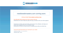 Desktop Screenshot of newbiewebmasters.com